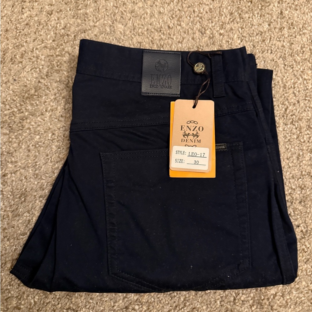Enzo Black Denim Jeans